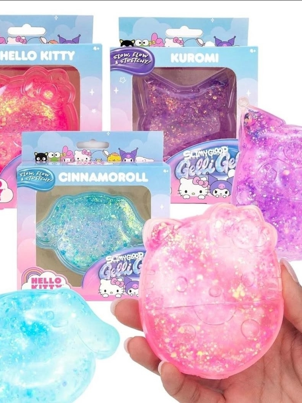 Viral HELLO KITTY & Friends Gelli Gel Squishmallows - 1 Pc Of Your Choice